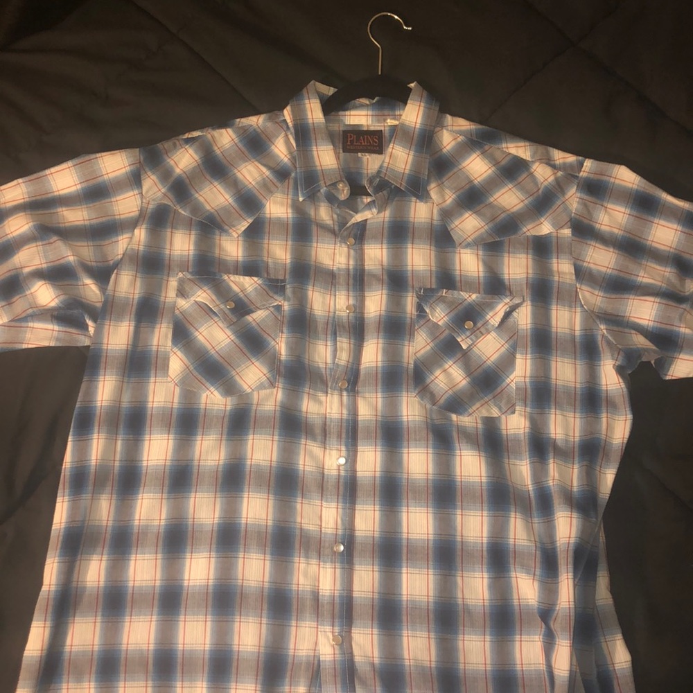 Men’s XL short sleeve button up shirt